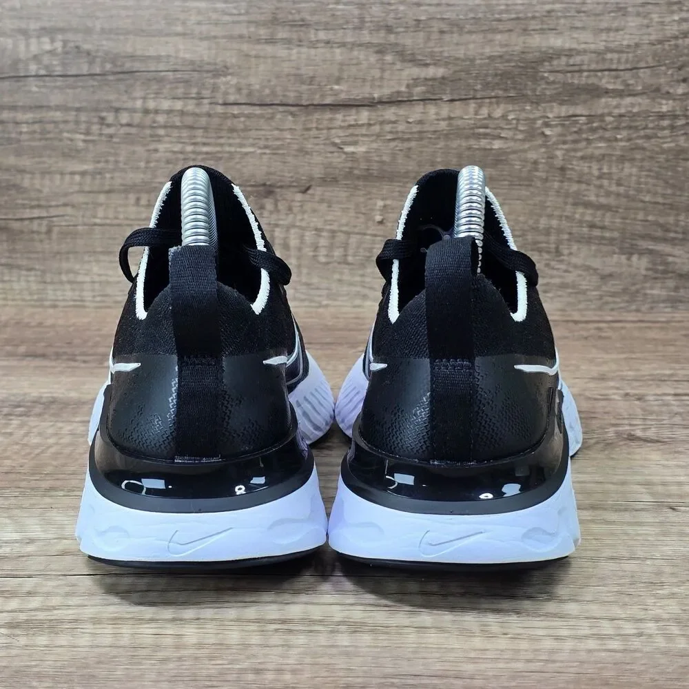Nike React Infinity Run Women's Size 7 Black White Running Shoes (CD4372-002) - Picture 4 of 9
